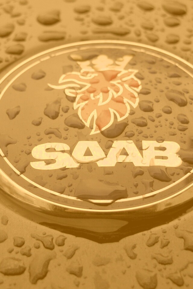 Логотип Saab обои