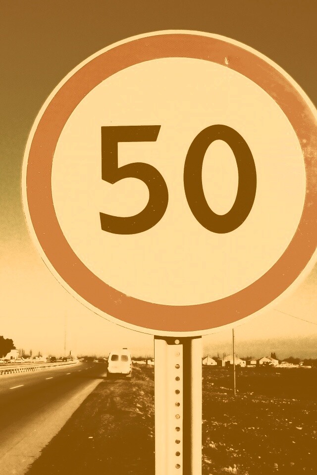 Ограничение скорости 50 км/ч обои