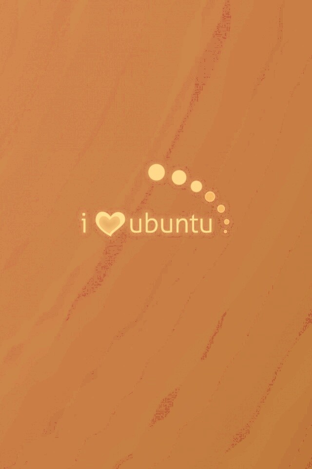 Я люблю убунту обои