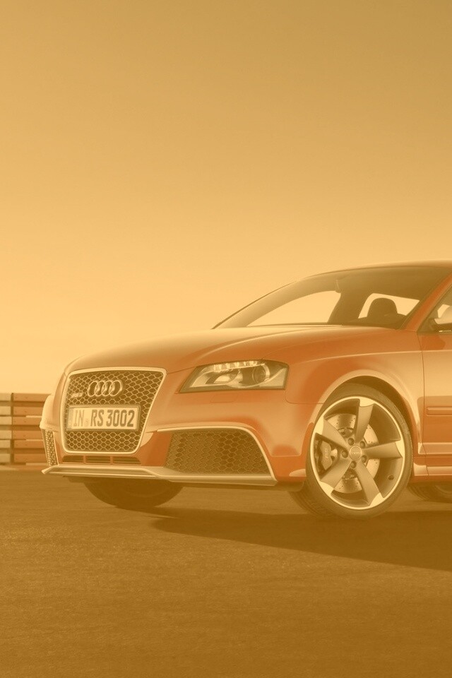 Фотосессия Audi RS3 на треке обои