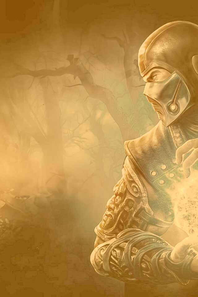 Бой SubZero и Scorpion из Mortal Kombat обои