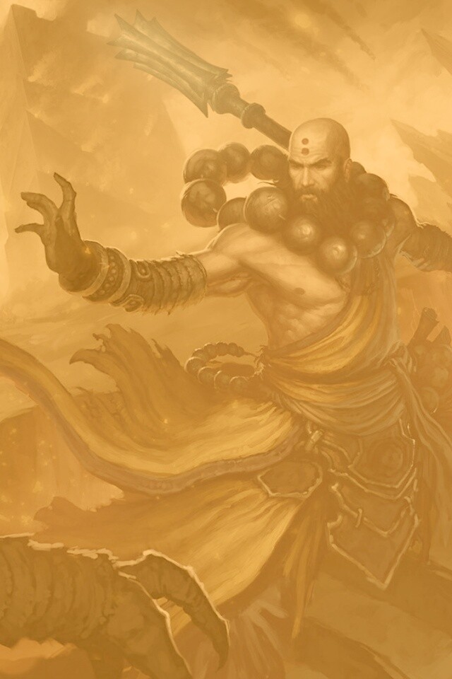 Монах из Diablo 3 обои