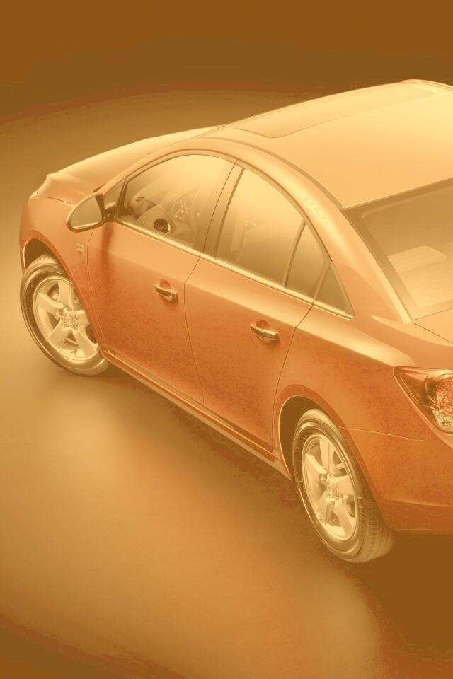 Шевроле Cruze красного цвета обои