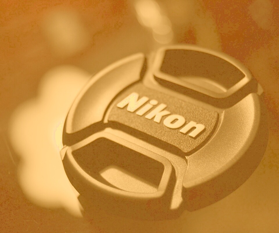 Крышечка от объектива Nikon обои
