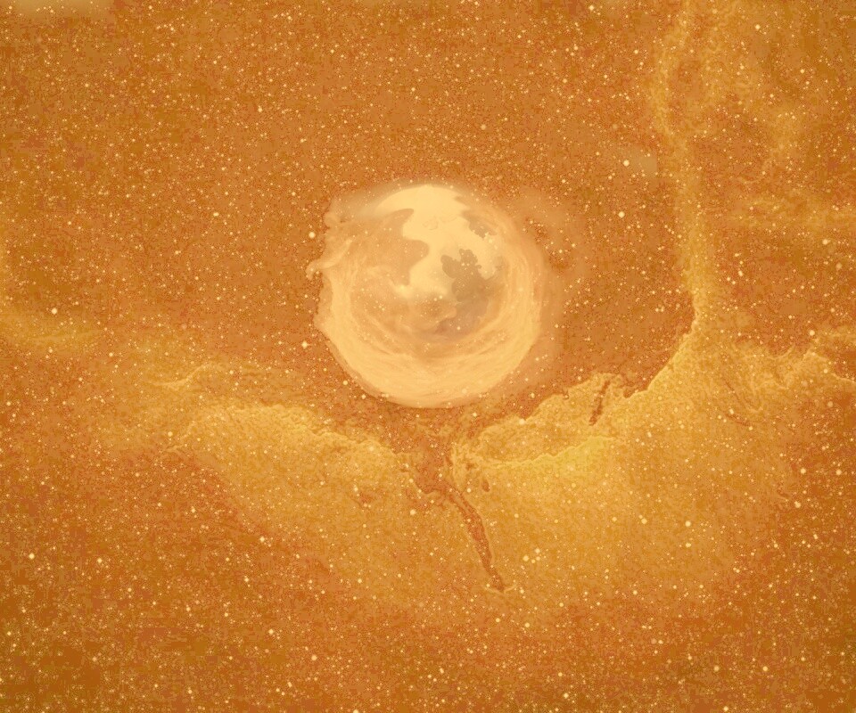Firefox в космосе обои