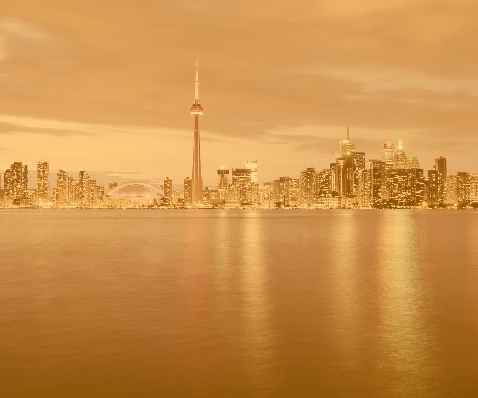 Ночной Торонто обои