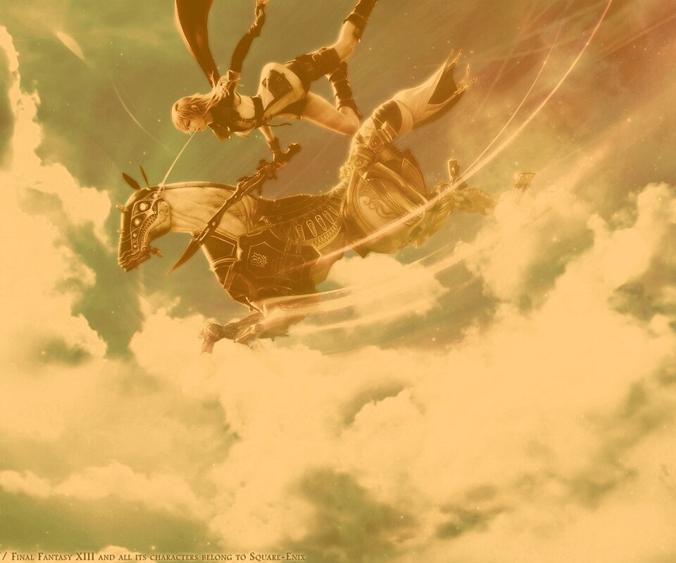 Девушка из Final Fantasy XIII обои