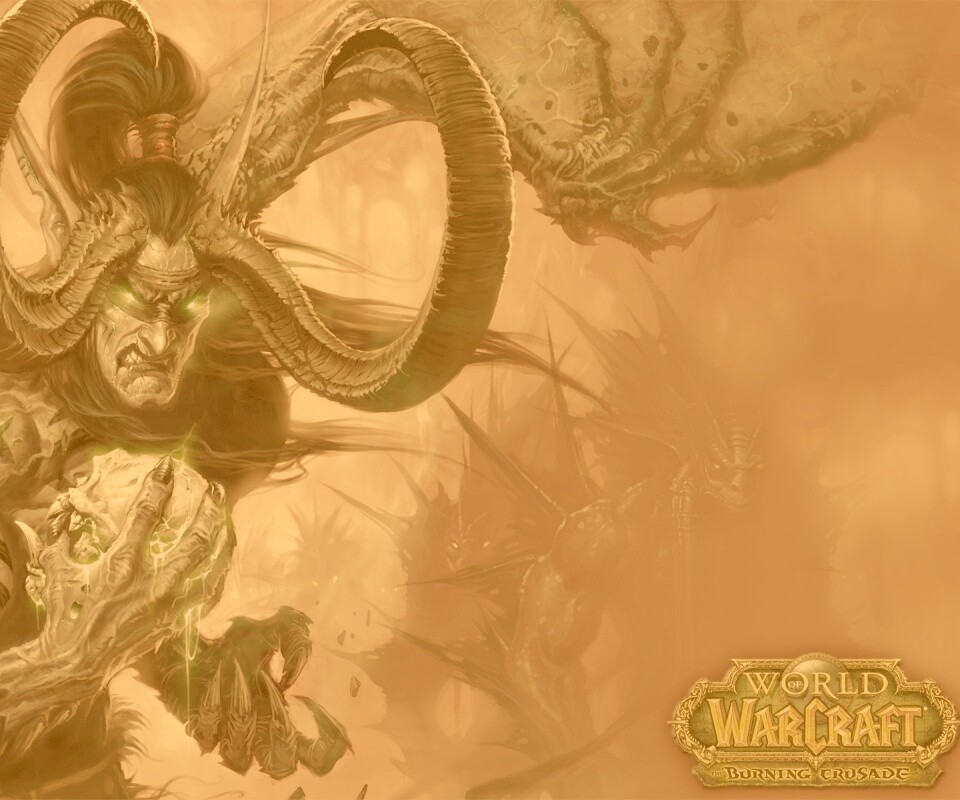 Иллидан из WoW BC обои