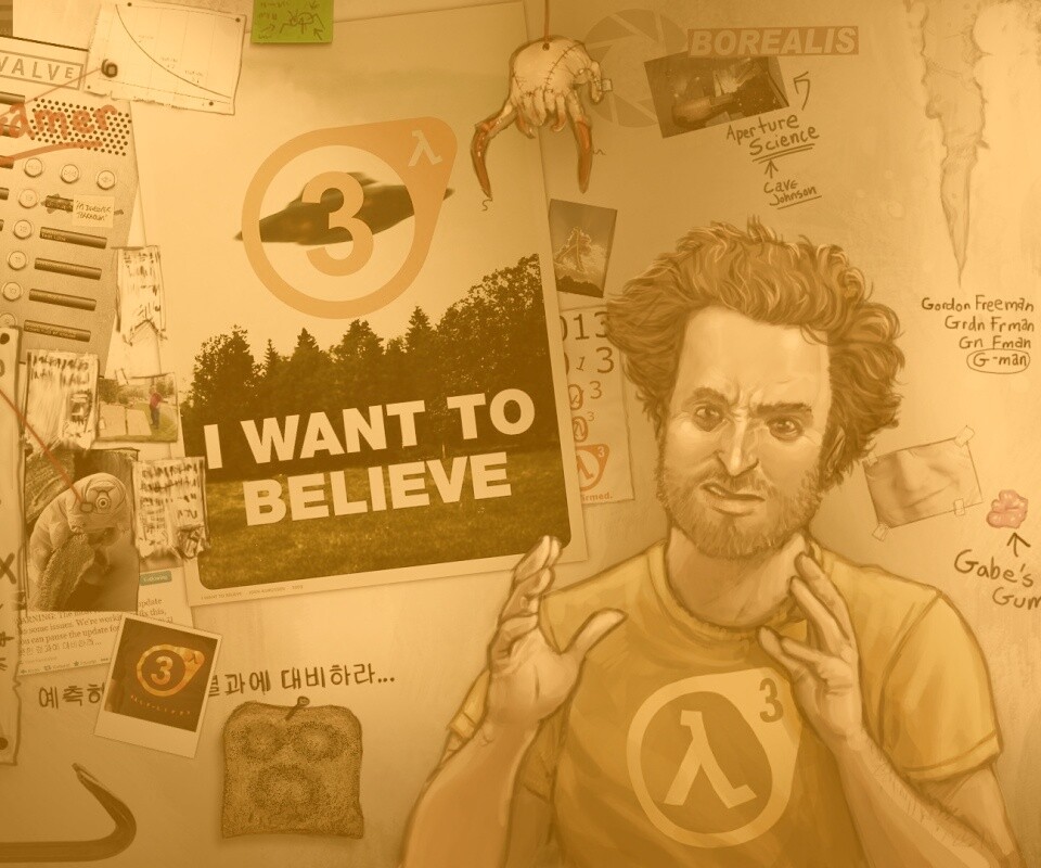 Half Life 3 - I want to believe обои