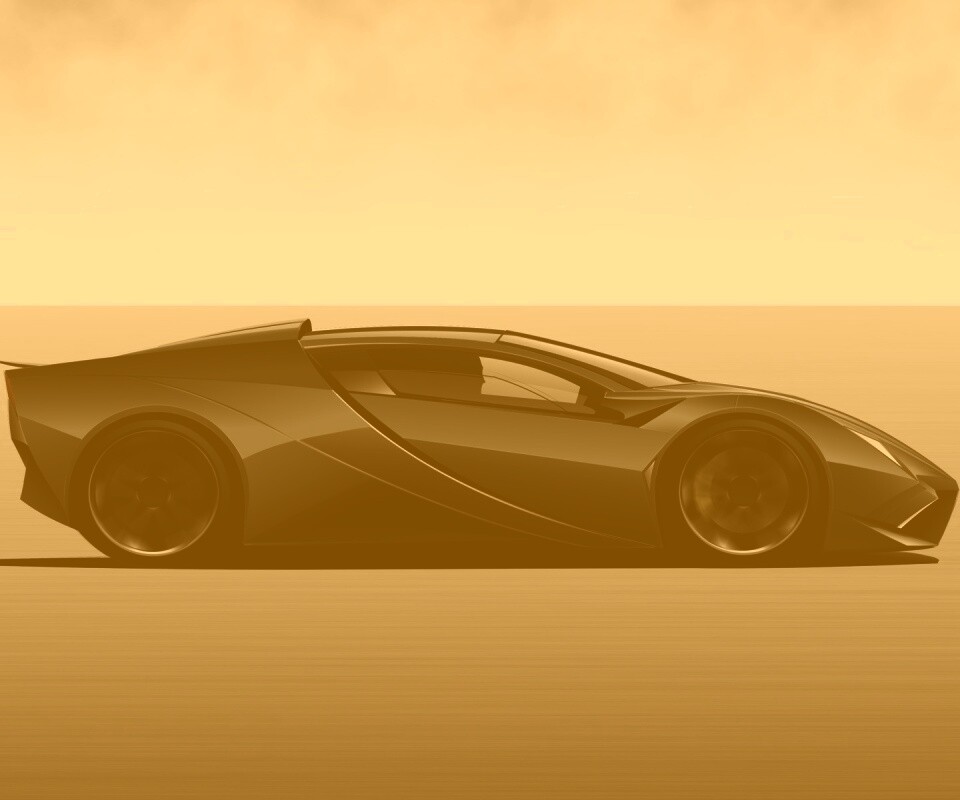 Скетч lamborghini  обои
