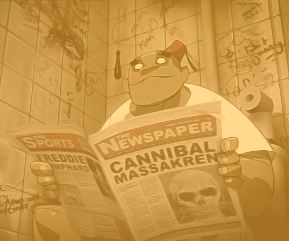 Рассел Хоббс из Gorillaz обои