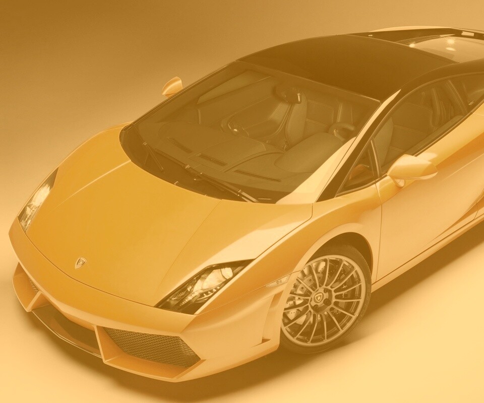 Жёлтый Lamborghini Gallardo обои