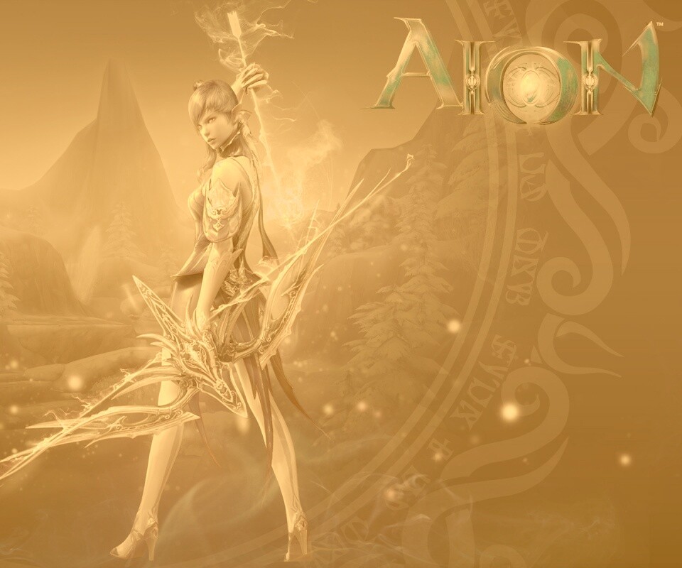 Эльфийка из Aion обои