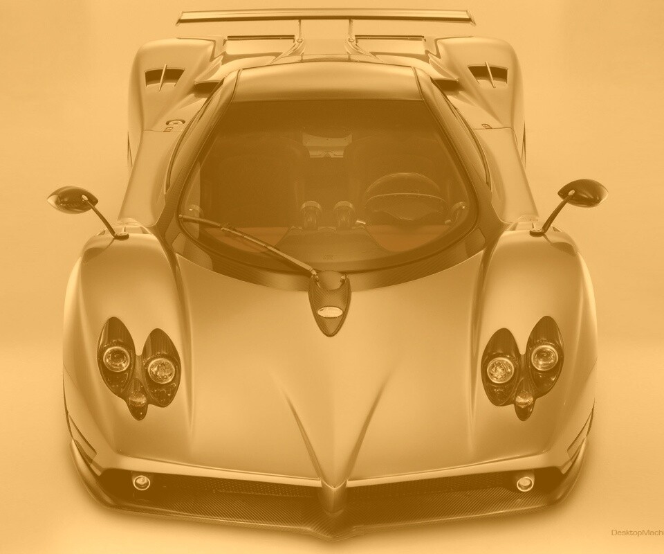 Pagani Zonda спереди обои