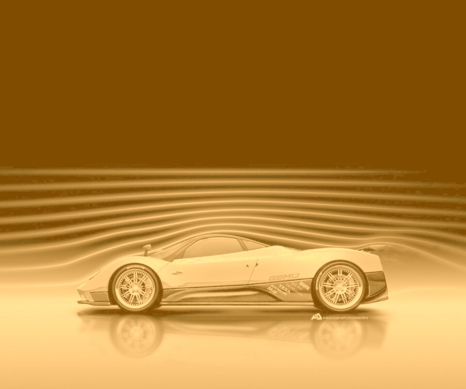 Аэродинамика Pagani Zonda обои