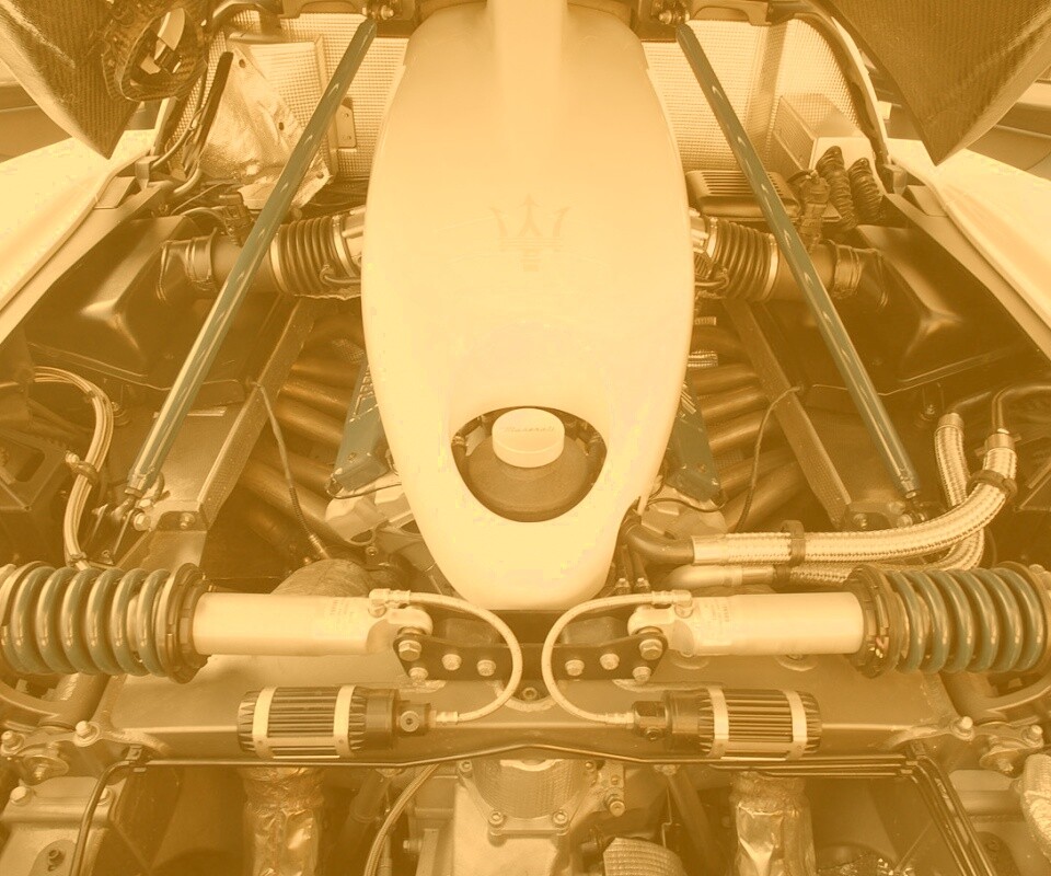 Двигатель Maserati MC12 обои