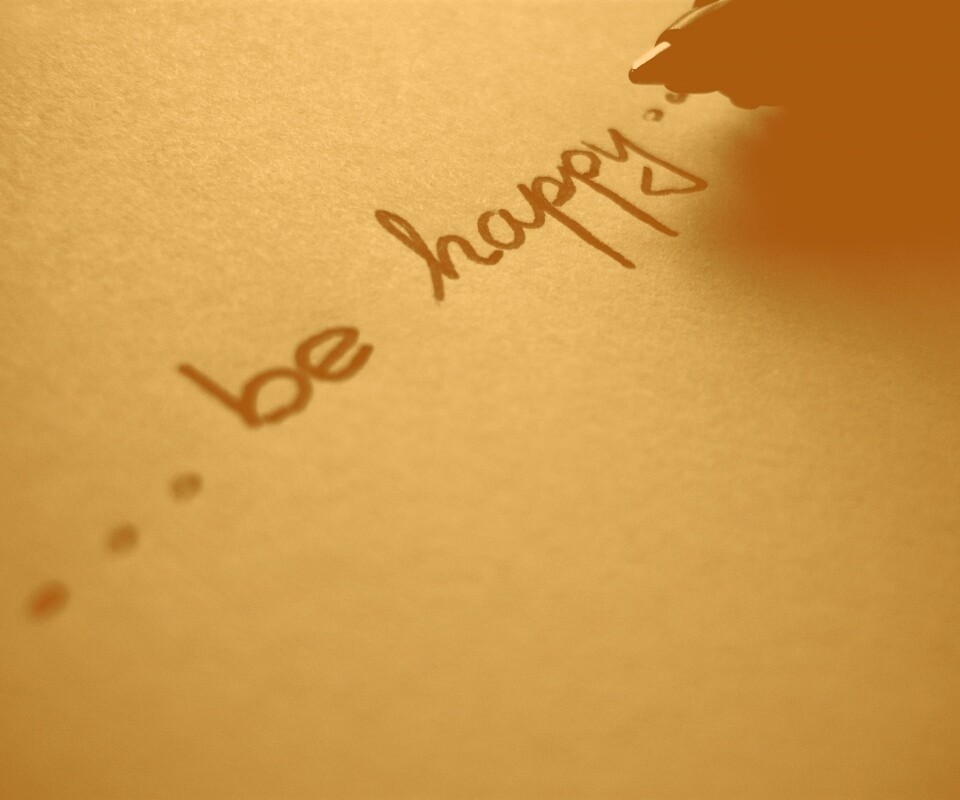 ... be happy ... обои