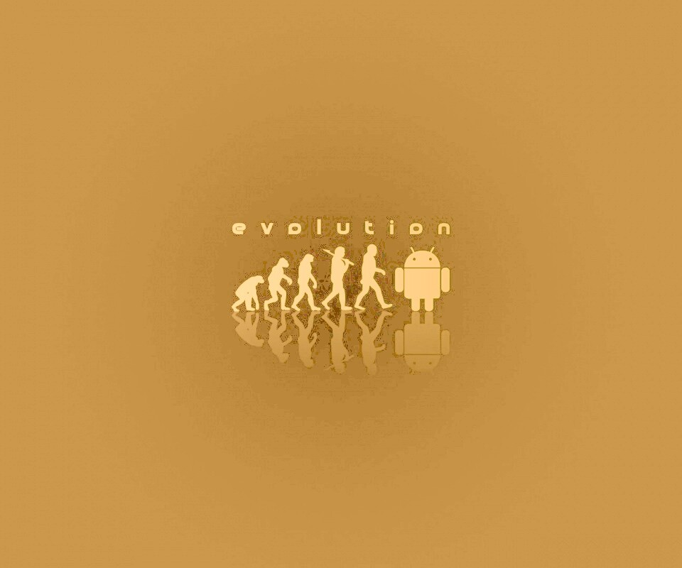 Эволюция по мнению Android обои