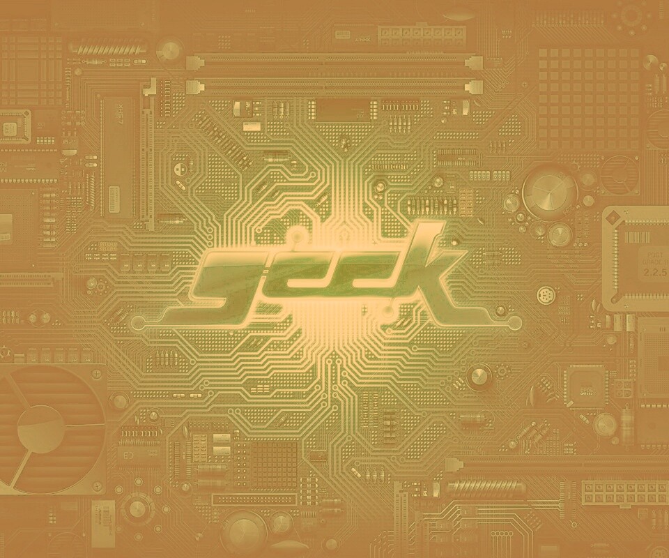 Печатная плата Geek обои