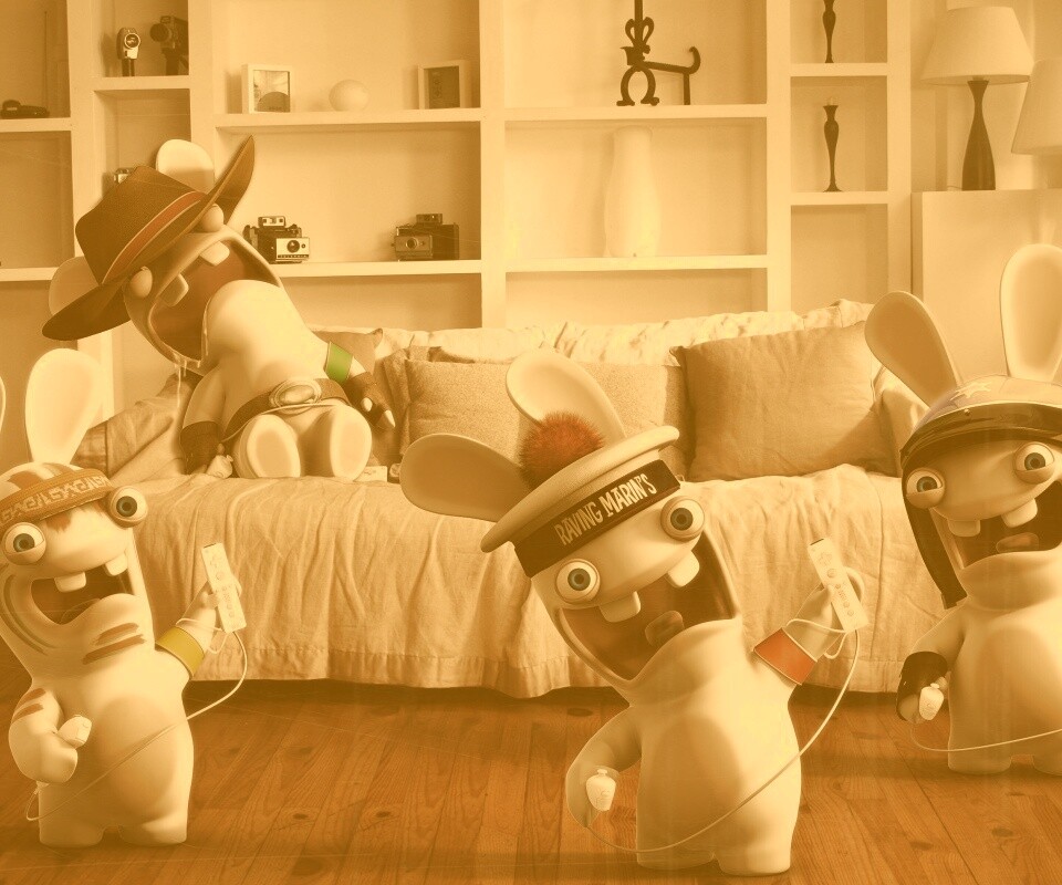 Raving Rabbids wii обои