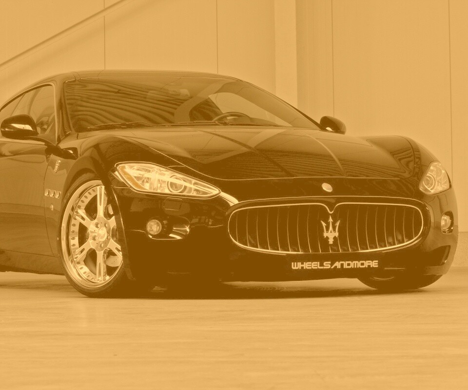 Черная мазерати Gran Turismo обои