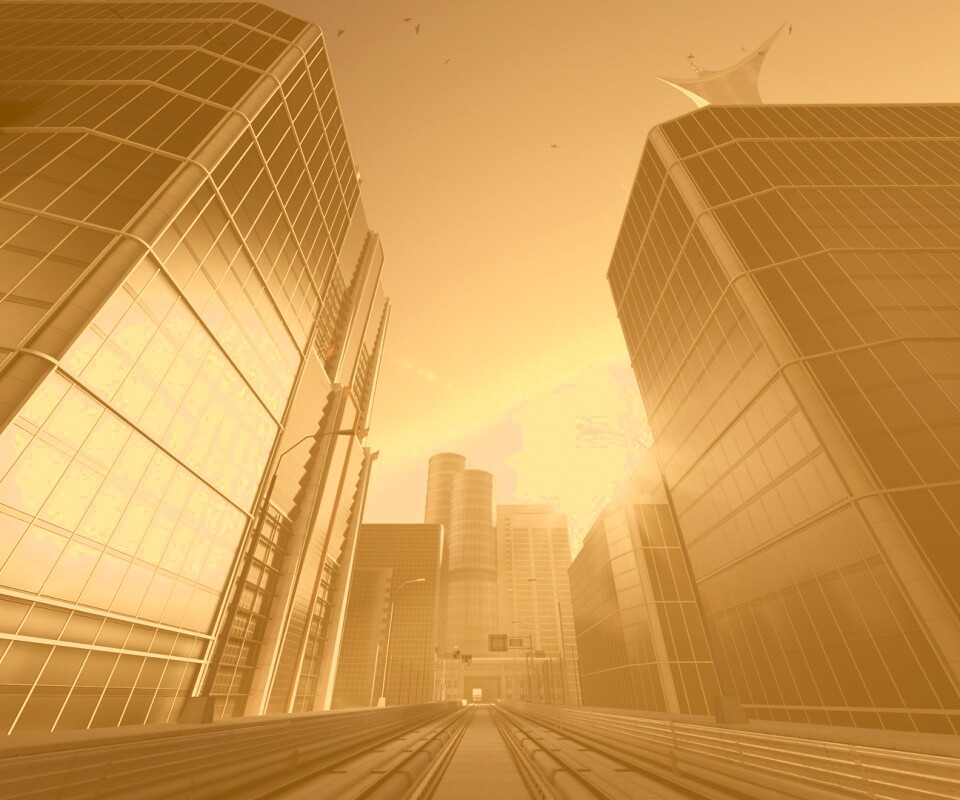 Улица из Mirrors Edge обои