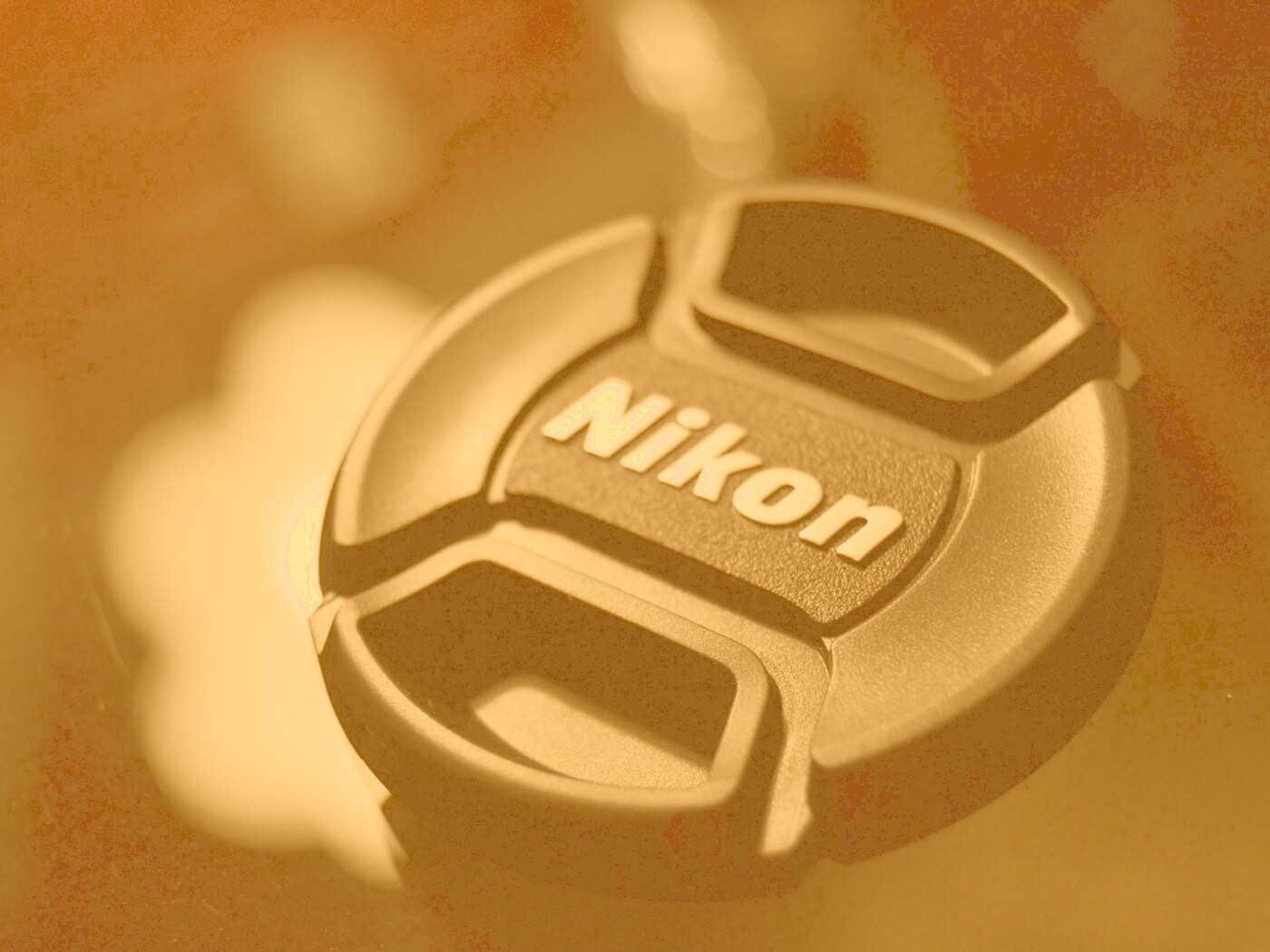 Крышечка от объектива Nikon обои