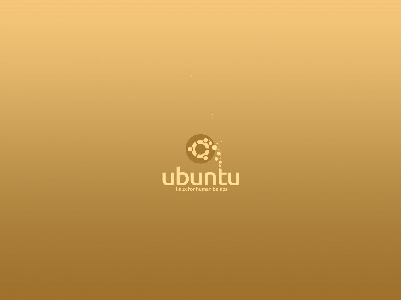 Логотип Ubuntu обои