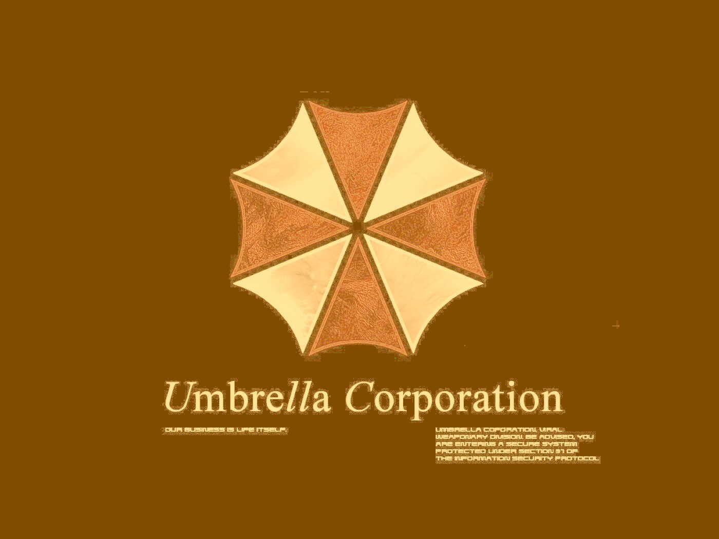 Логотип корпорации Амбрелла (Umbrella corp) обои