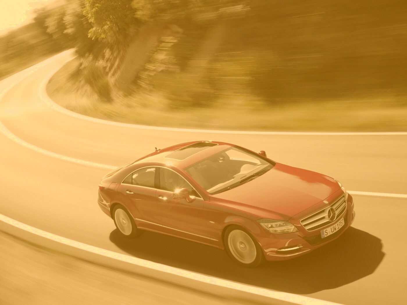 Mercedes CLS 550 обои