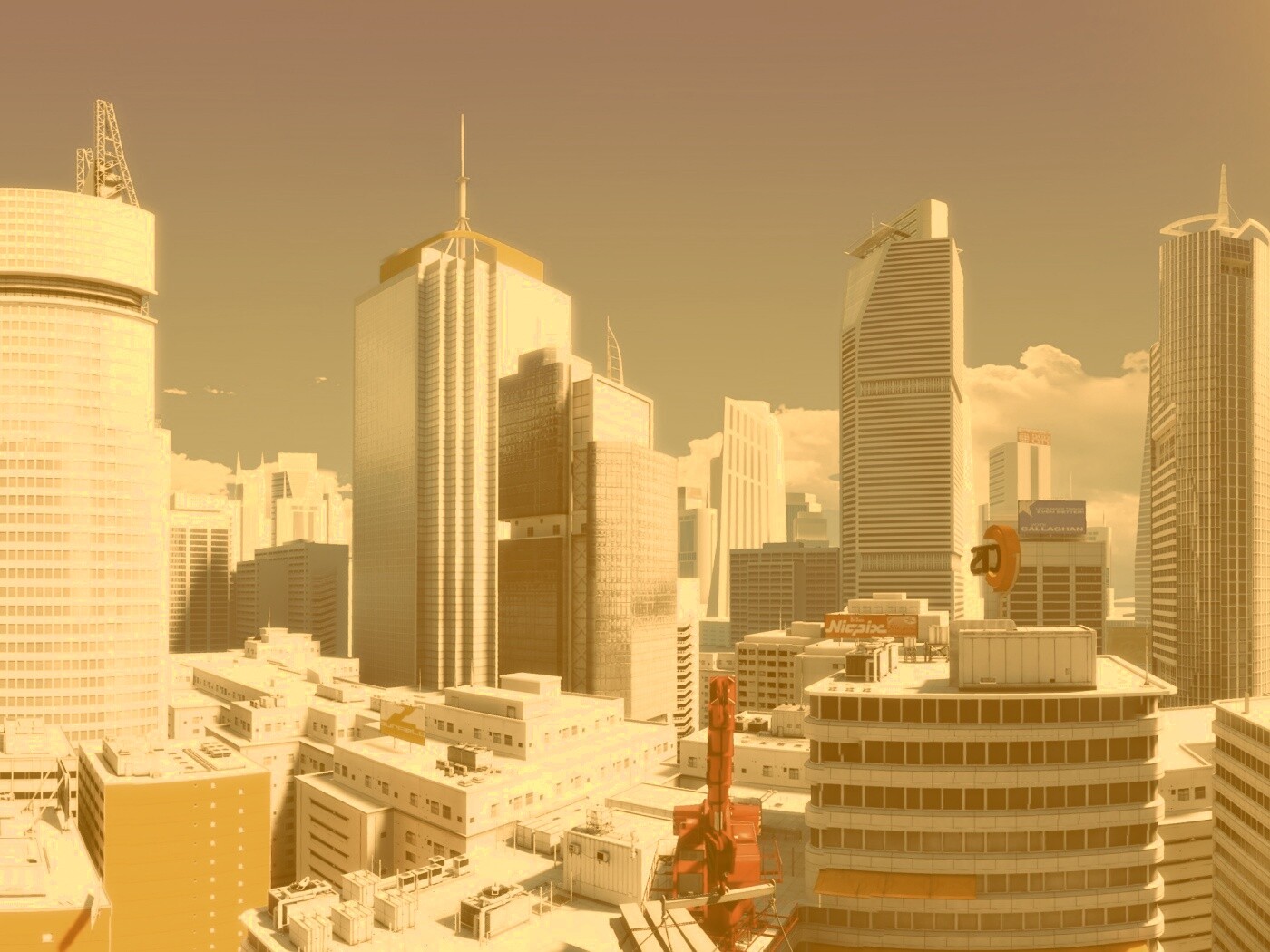 Город Mirrors Edge обои