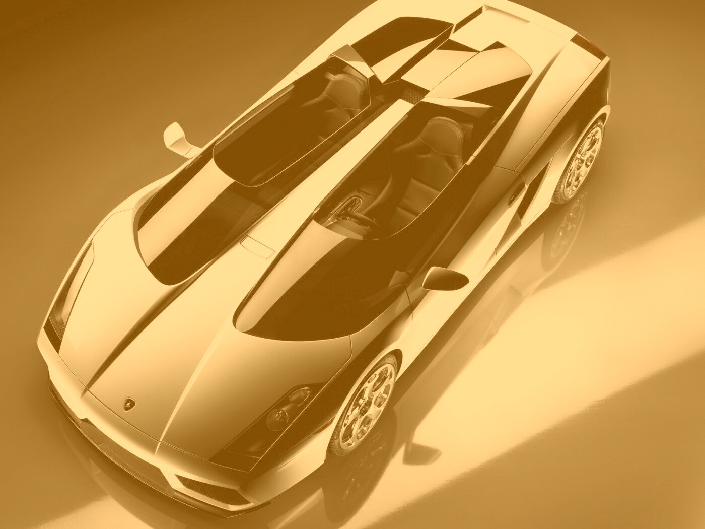 Светло-серый Lamborghini обои