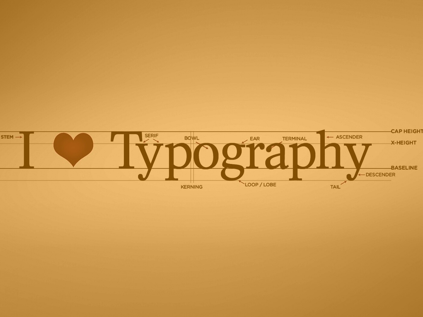 I love typography обои