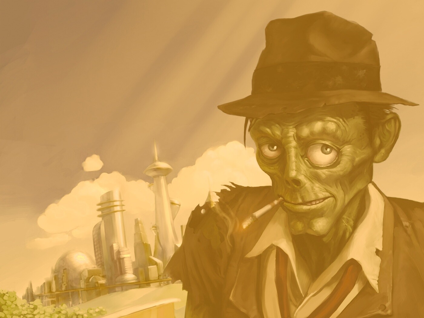 Stubbs the zombie обои