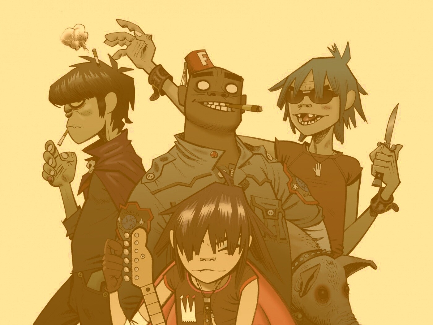 Gorillaz обои