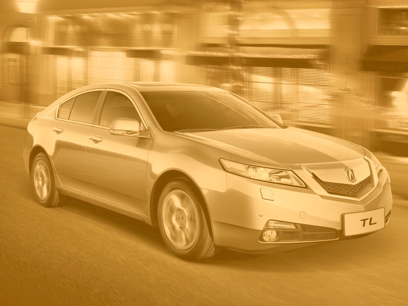 Acura в движении обои