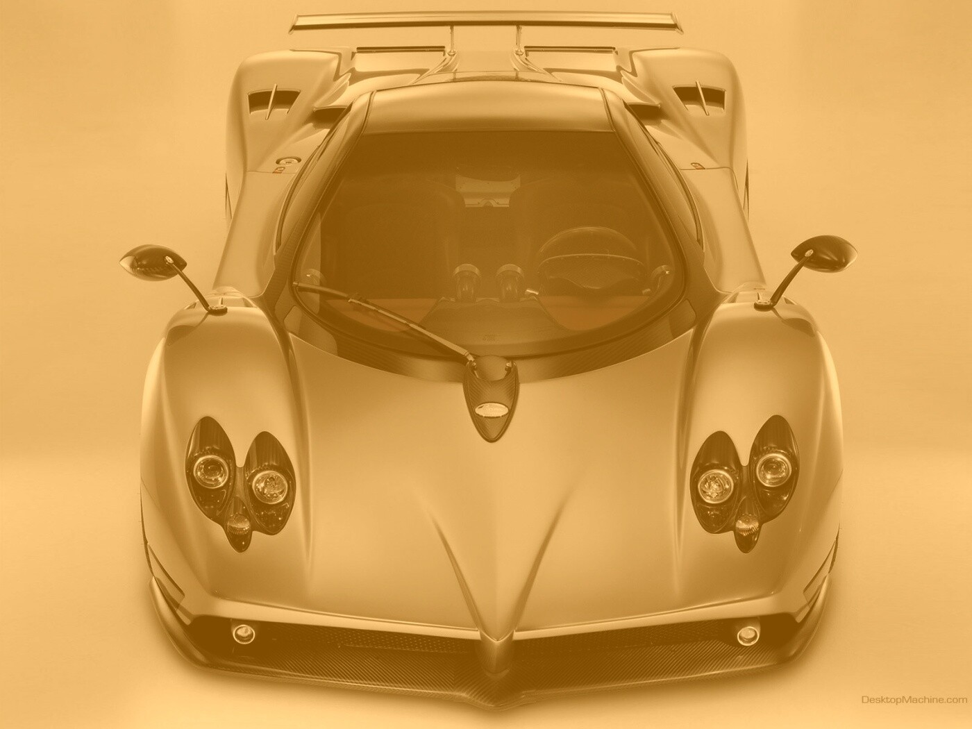 Pagani Zonda спереди обои