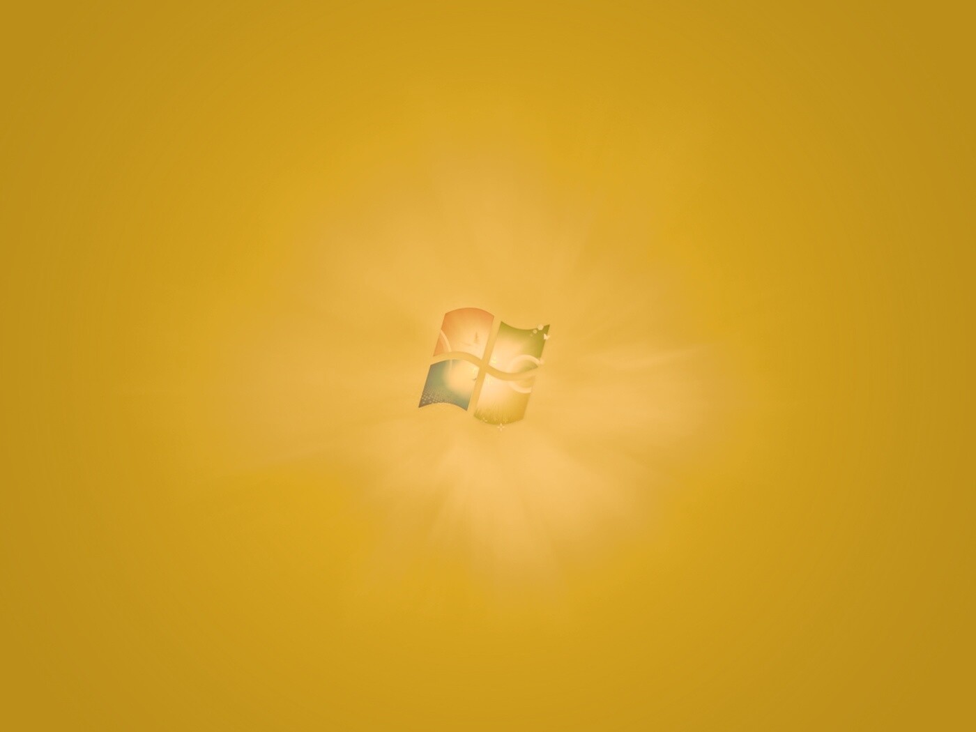 Сочный зеленый логотип Windows 7 обои