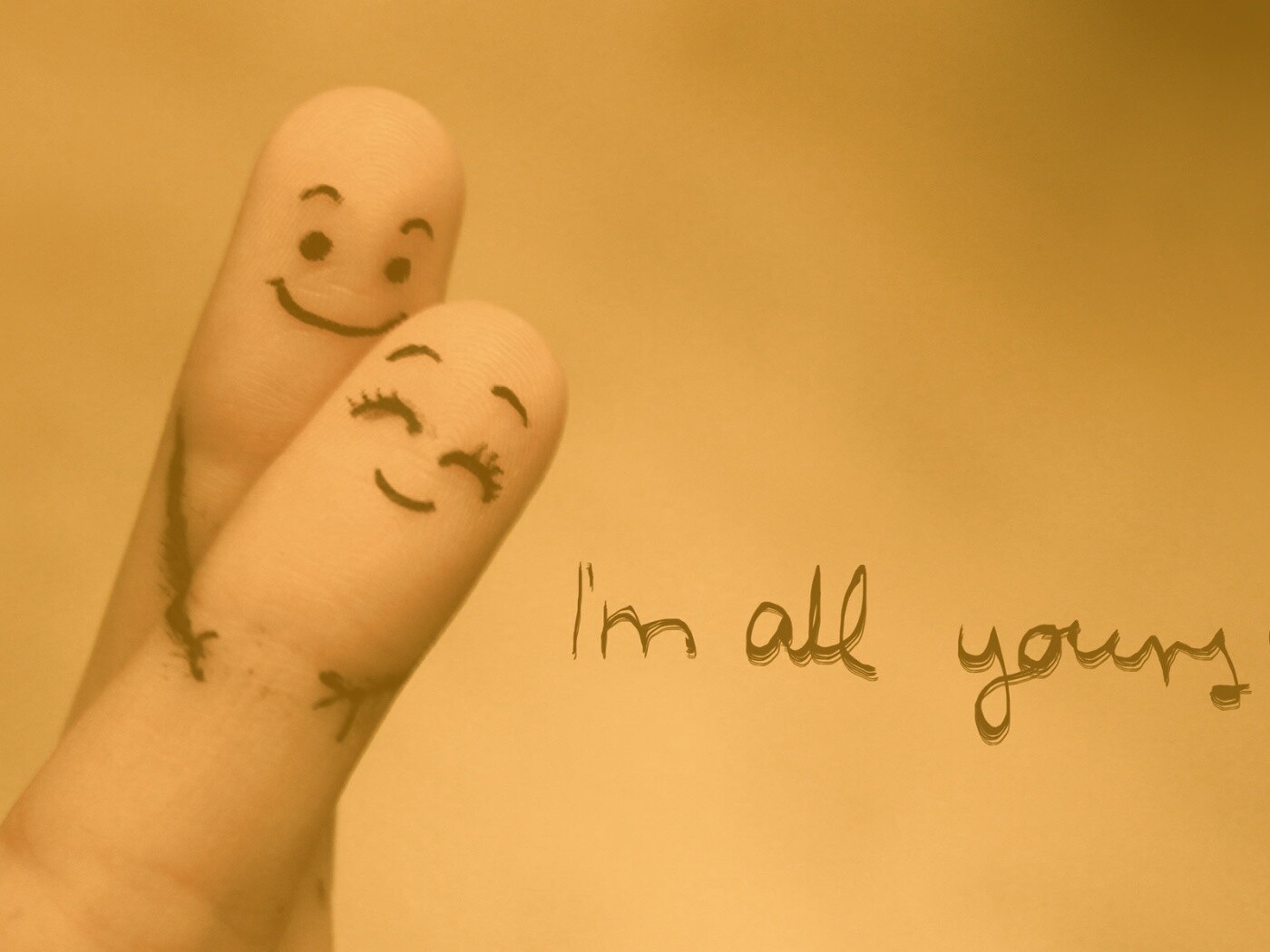 I"m all yours! обои