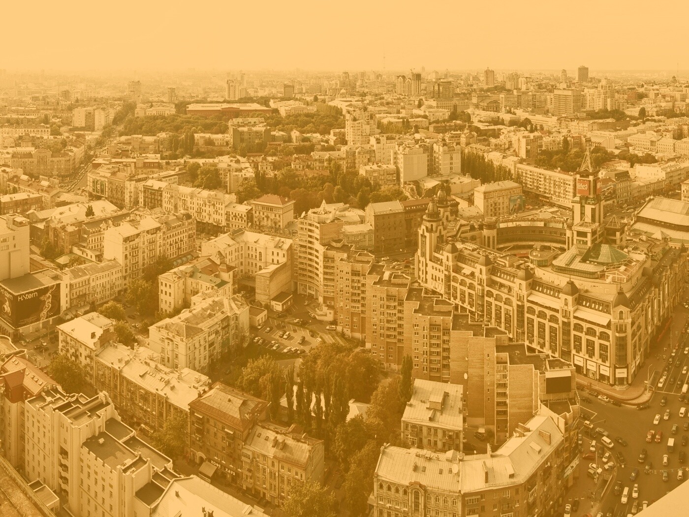 Киевская панорама обои