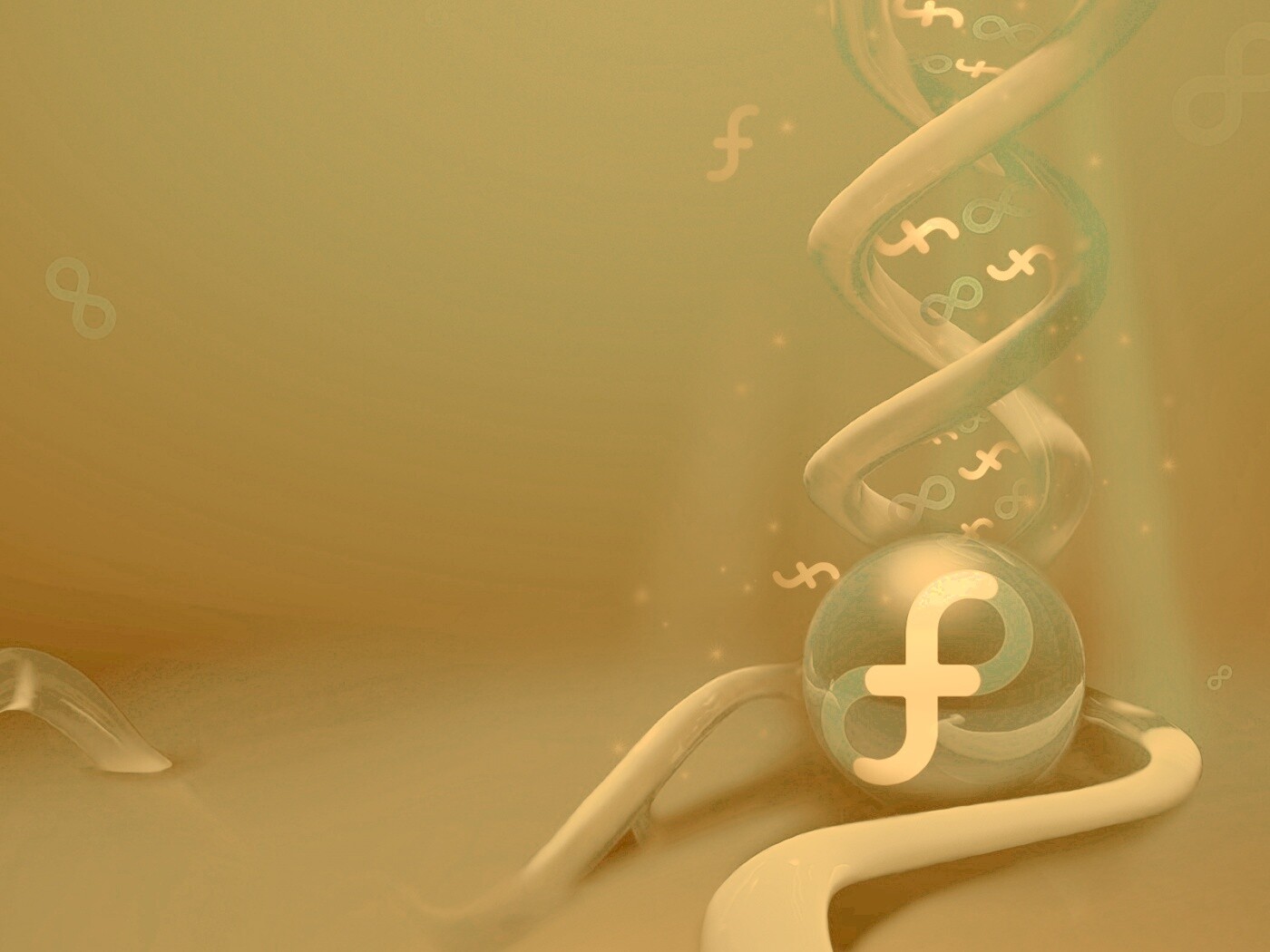 OS Fedora обои