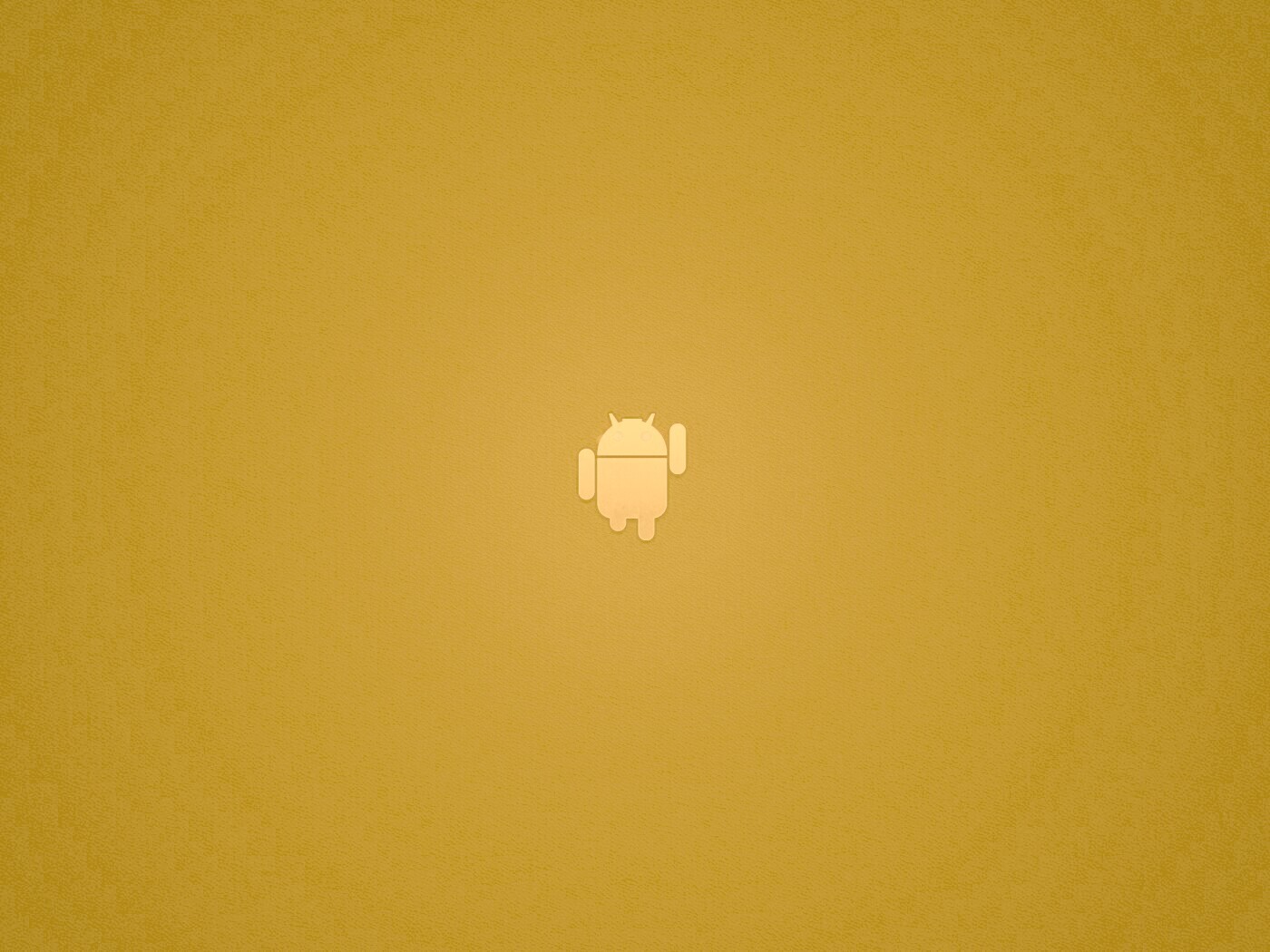 Логотип Android на зеленом фоне обои