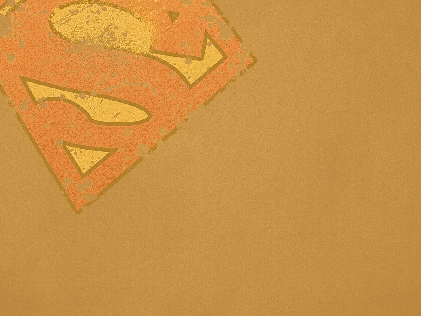 Потертый знак Супермена обои