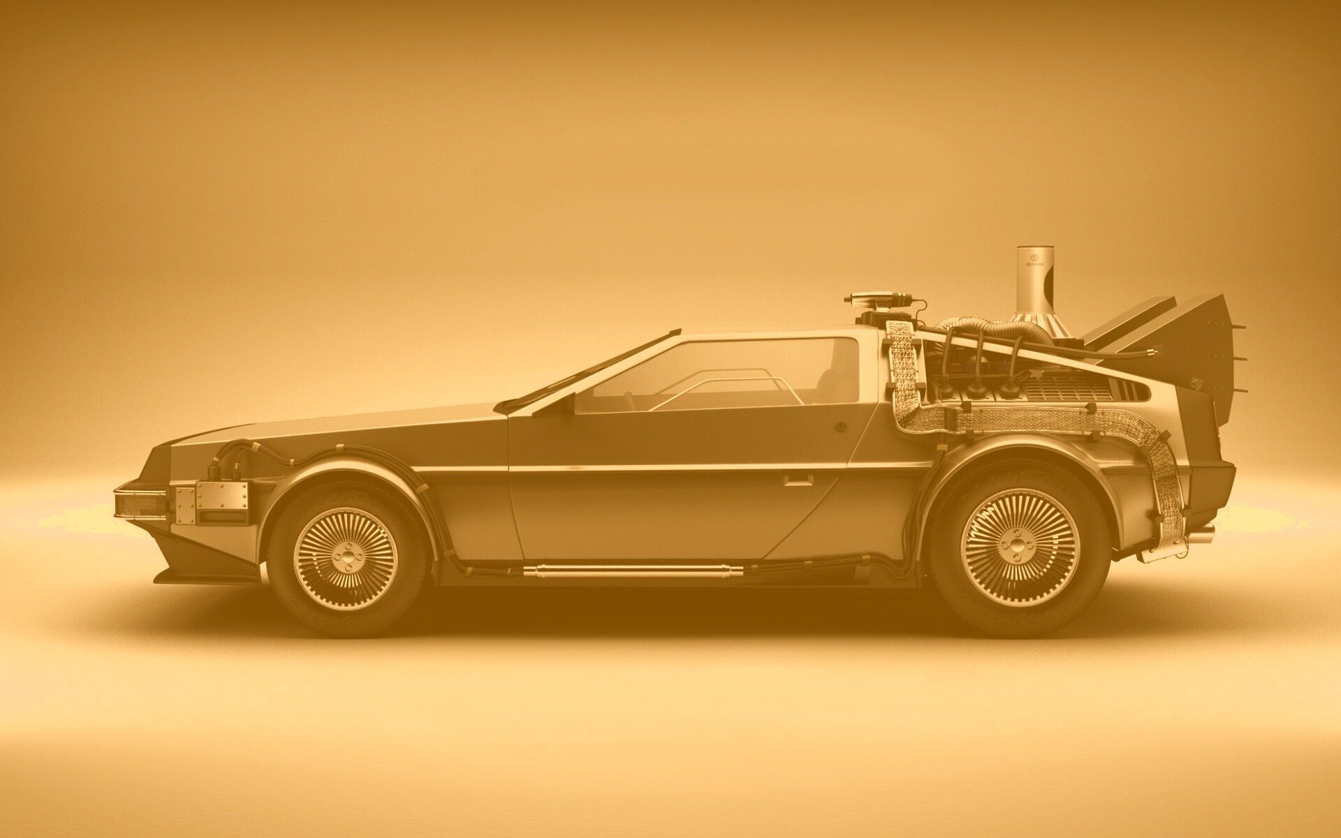 DeLorean машина времени обои