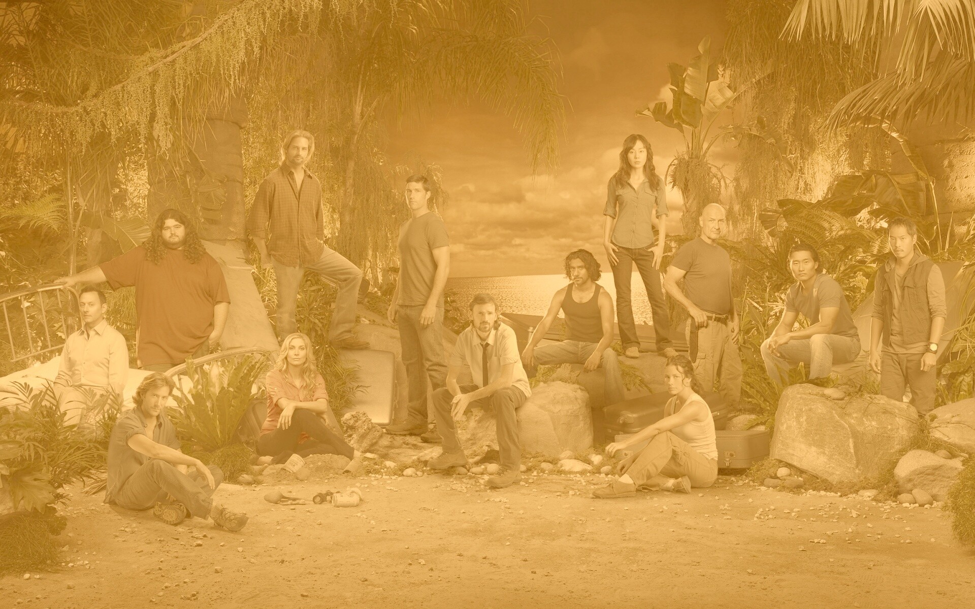 Герои сериала LOST обои
