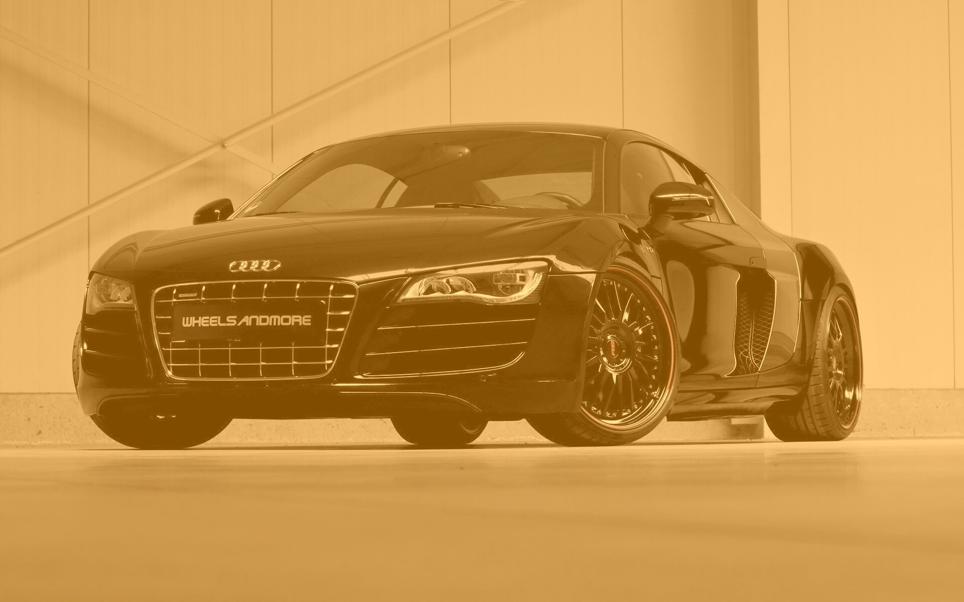 Audi черного цвета обои