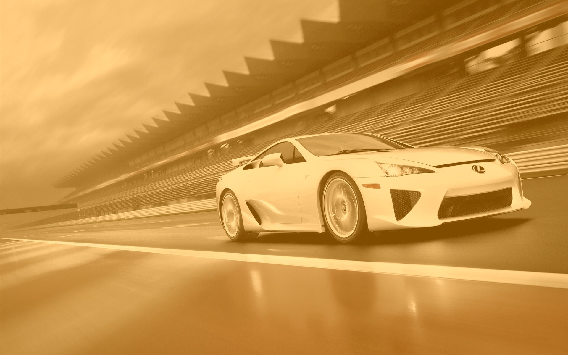 Lexus LFA на тарссу обои
