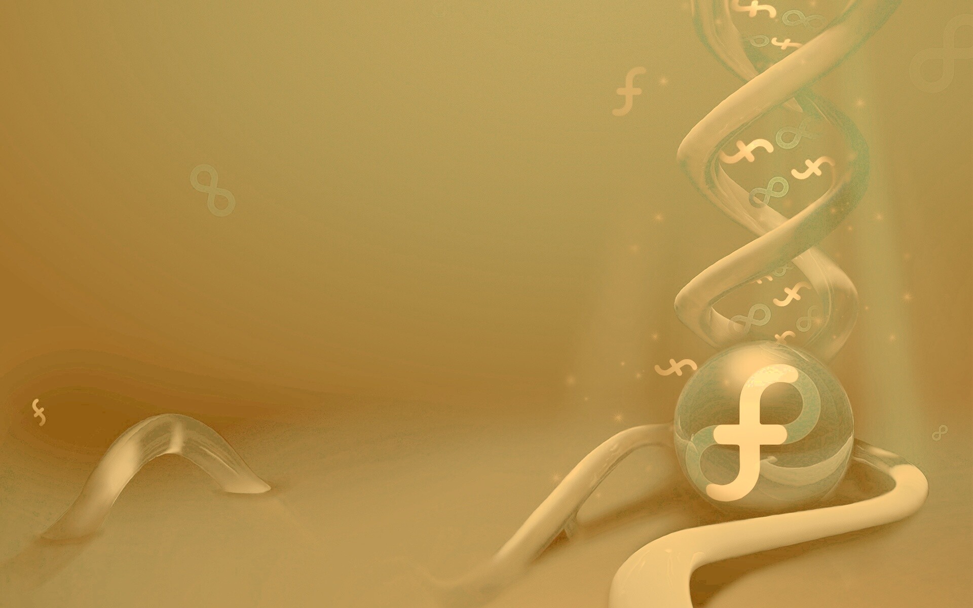 OS Fedora обои
