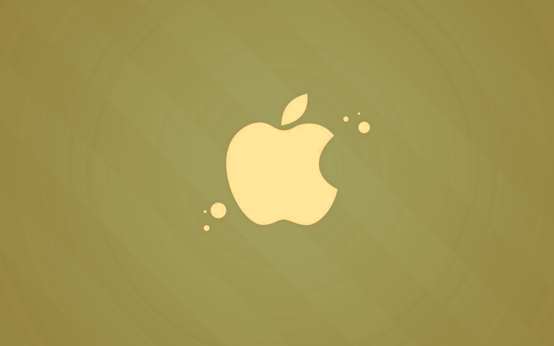 Логотип Apple на фоне голубых полос обои