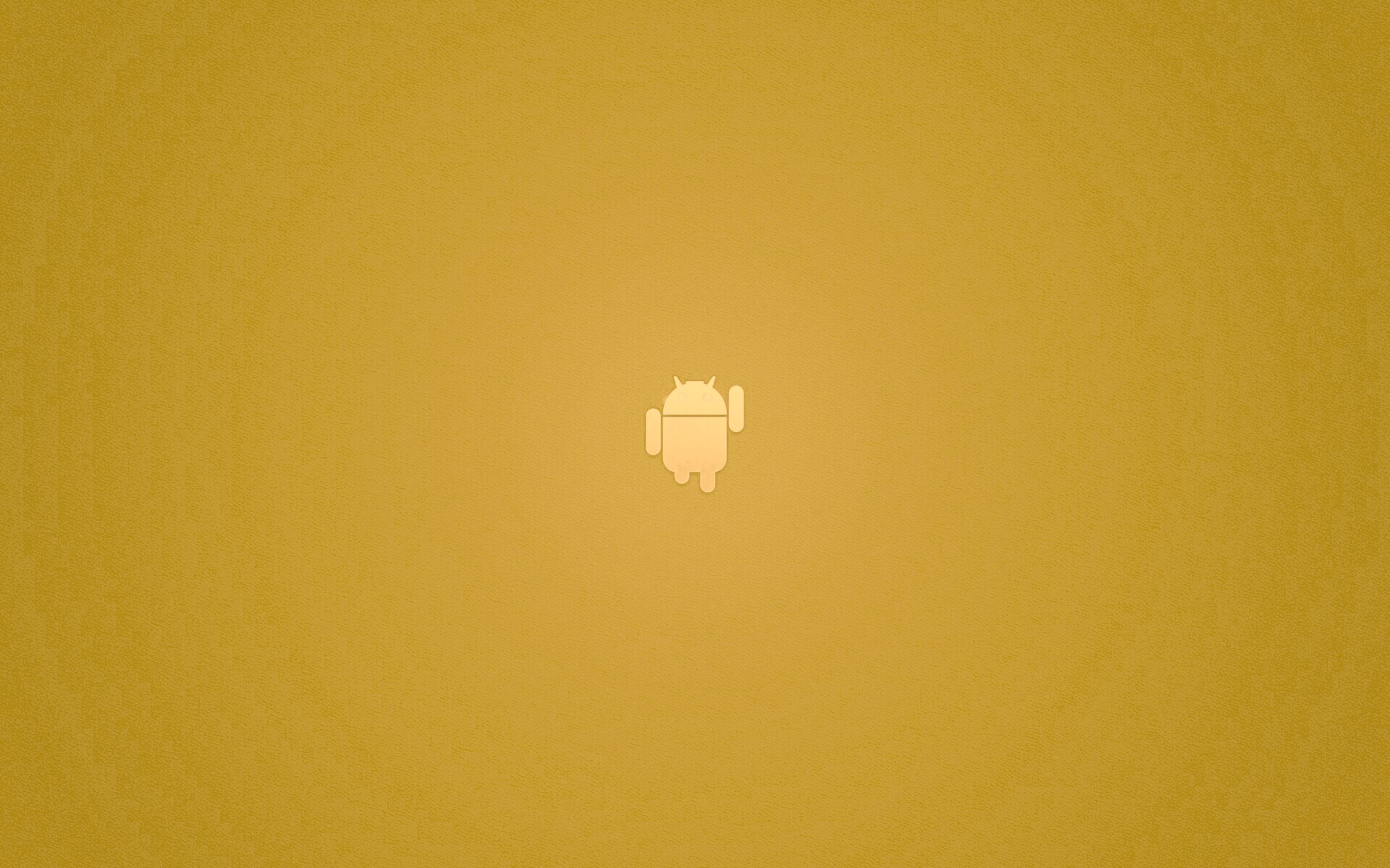 Логотип Android на зеленом фоне обои
